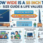 How Wide Is a 55 Inch TV? Size Guide & Life Values