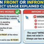 In Front or Infront: Correct Usage Explained Clearly