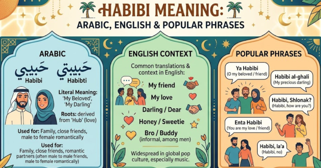 Habibi Meaning: Arabic, English & Popular Phrases