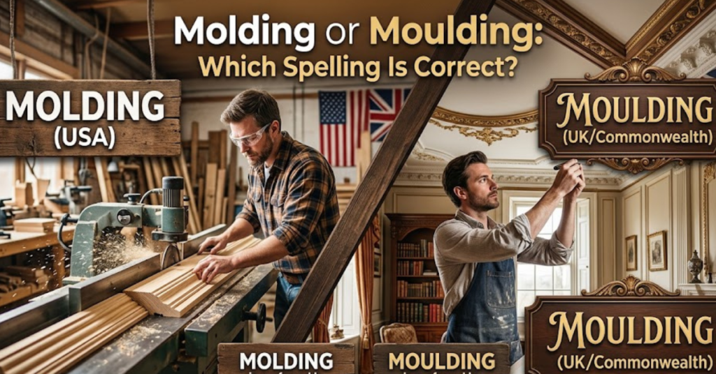 Molding or Moulding: Which Spelling Is Correct?