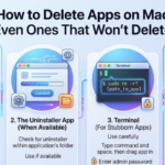 How to Delete Apps on Mac Even Ones That Won’t Delete