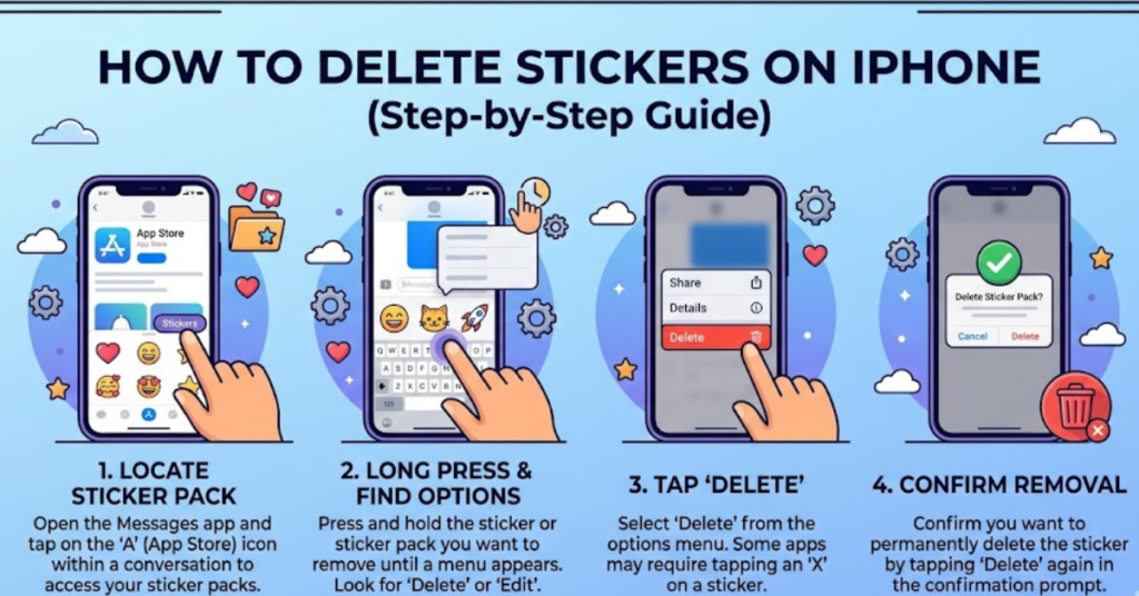 How to Delete Stickers on iPhone Step-by-Step Guide