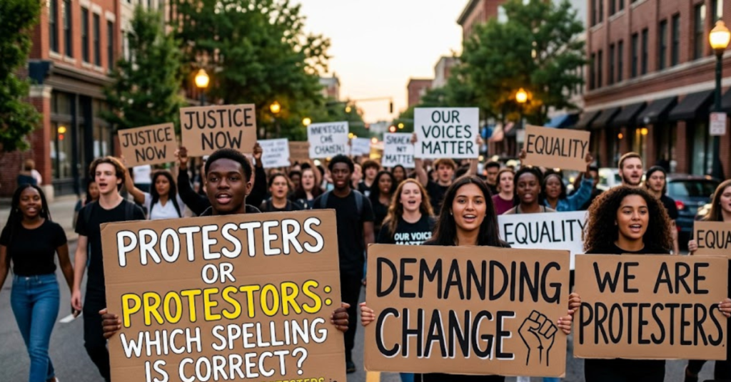 Protestors or Protesters: Which Spelling Is Correct?