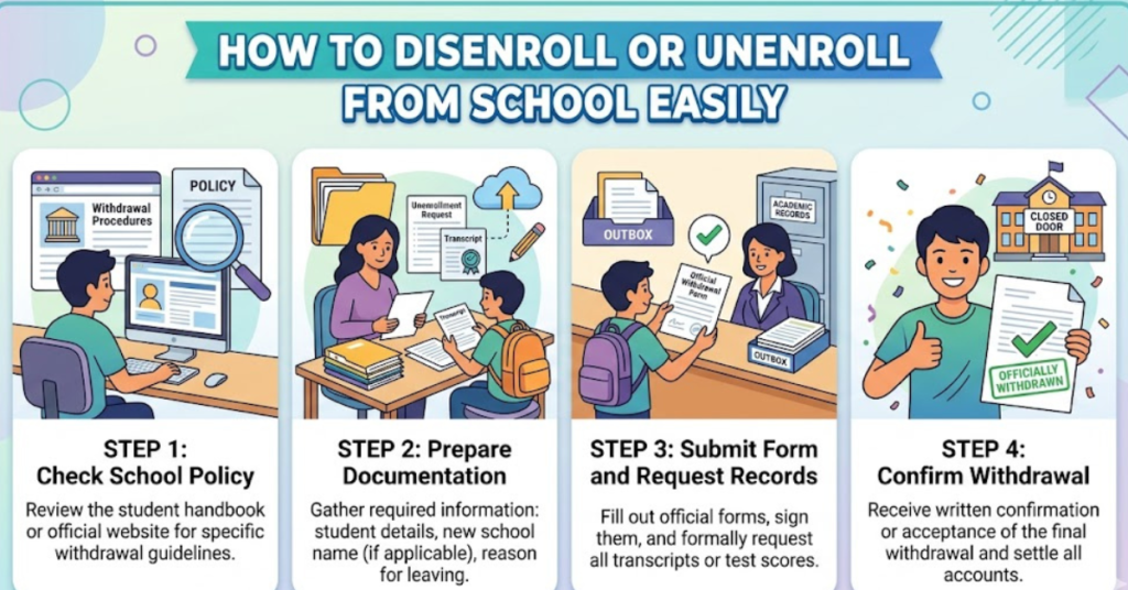 How to Disenroll or Unenroll from School Easily