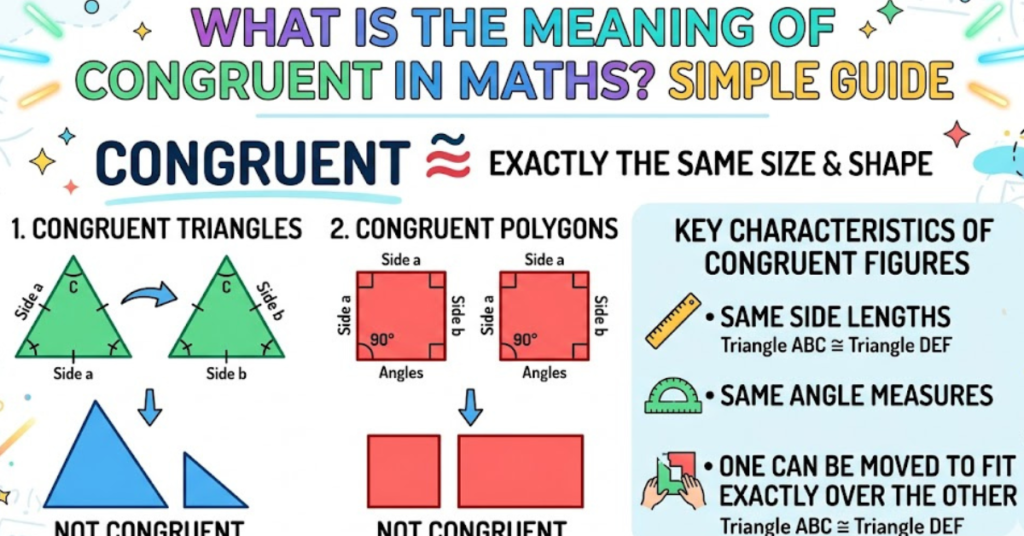 What Is the Meaning of Congruent in Maths? Simple Guide