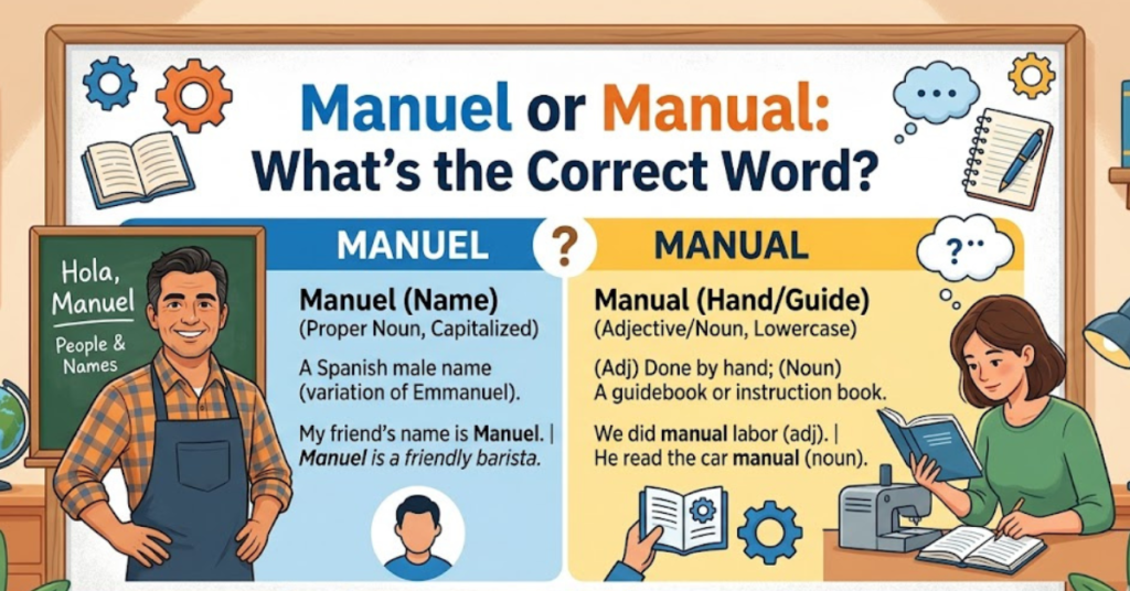 Manuel or Manual: What’s the Correct Word?