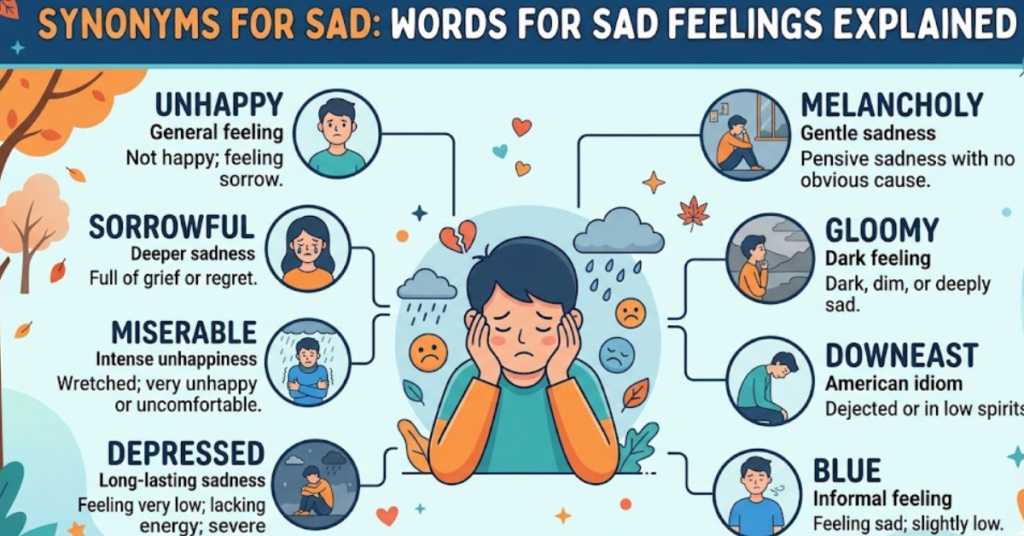 Synonyms for Sad: Words for Sad Feelings Explained