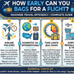 How Early Can You Check Bags for a Flight? Complete Guide