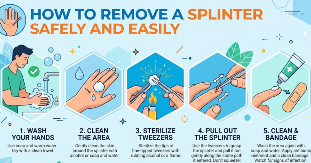 How to Remove a Splinter Safely and Easily