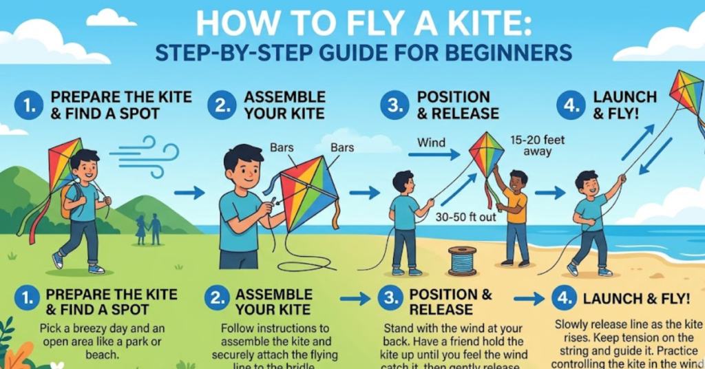 How to Fly a Kite: Step-by-Step Guide for Beginners