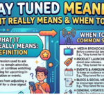 Stay Tuned Meaning: What It Really Means & When to Use It