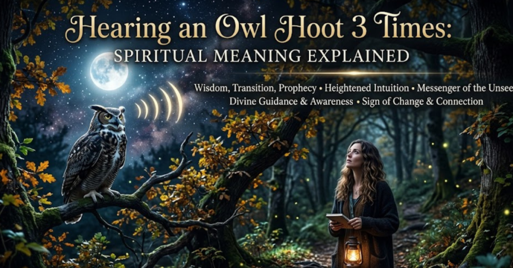 Hearing an Owl Hoot 3 Times: Spiritual Meaning Explained