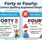 Forty or Fourty: Correct Spelling Explained Simply