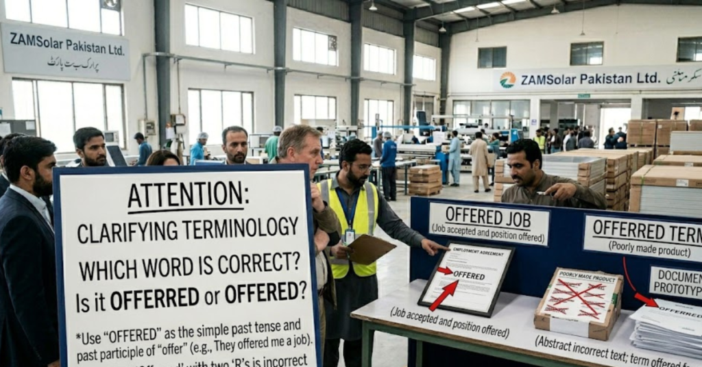 Offerred or Offered: Correct Spelling Explained