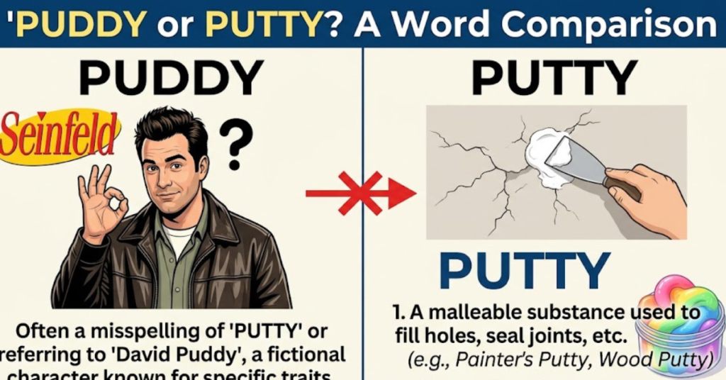 Puddy or Putty: Correct Spelling and Meaning