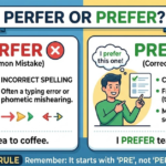 Perfer or Prefer: Correct Spelling Explained