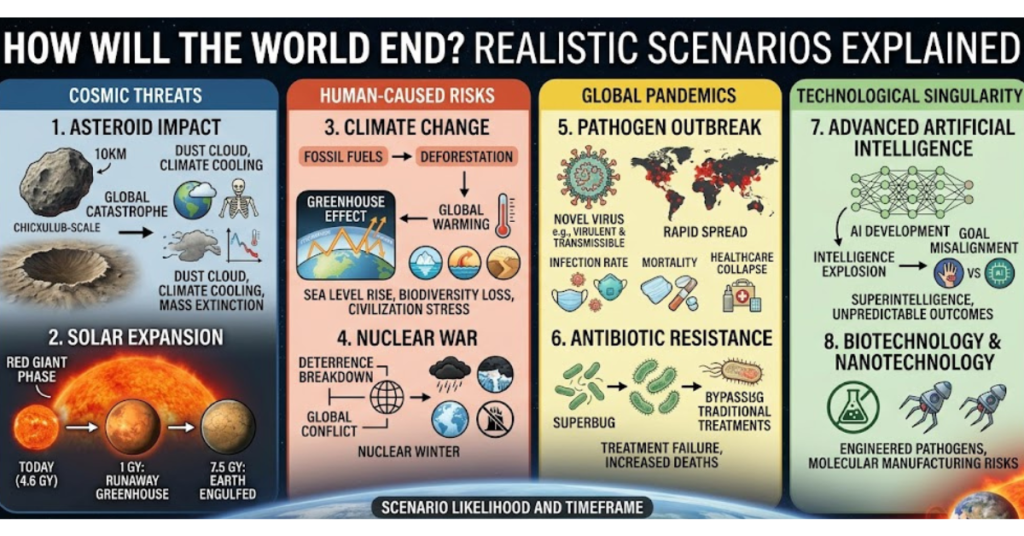 How Will the World End? Realistic Scenarios Explained