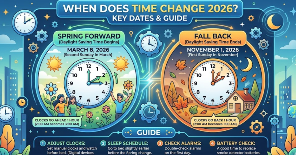 When Does Time Change 2026? Key Dates & Guide