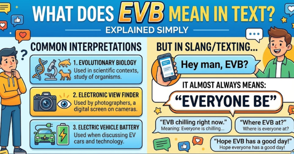 What Does EVB Mean in Text? Explained Simply