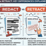 Redact vs Retract: Key Differences Explained Clearly