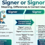 Signer or Signor? Meaning, Differences & Correct Usage