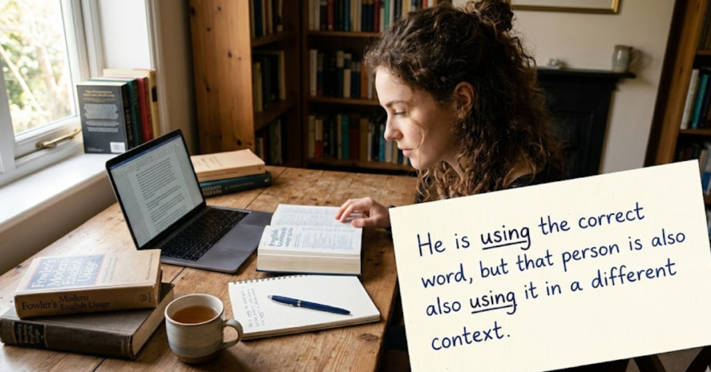 Using or Useing? Correct Spelling, Meaning & Usage Guide