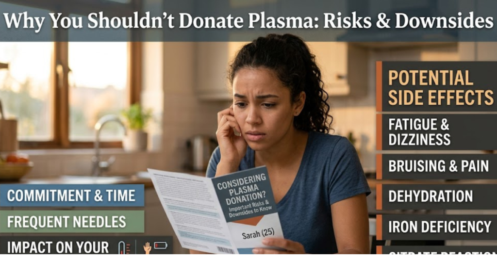 Why You Shouldn’t Donate Plasma: Risks & Downsides