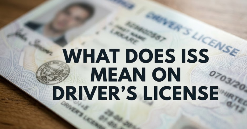 What Does ISS Mean on Driver’s License?