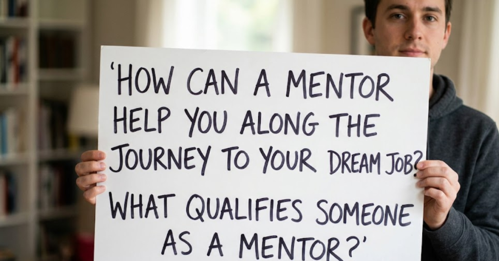How Can a Mentor Help You Along the Journey to Your Dream Job? What Qualifies Someone as a Mentor?