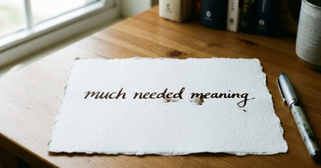 Much Needed Meaning: Is It “Much Needed” or “Much-Needed”?