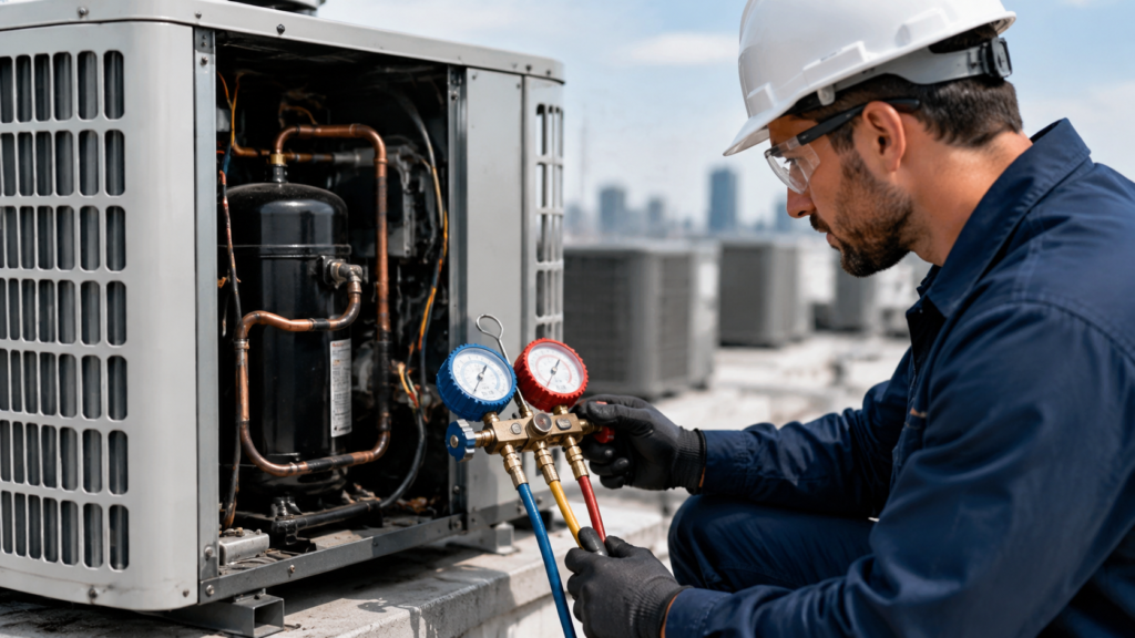 When Should HVAC Contractors Include Refrigerant and Compressor Inspections?