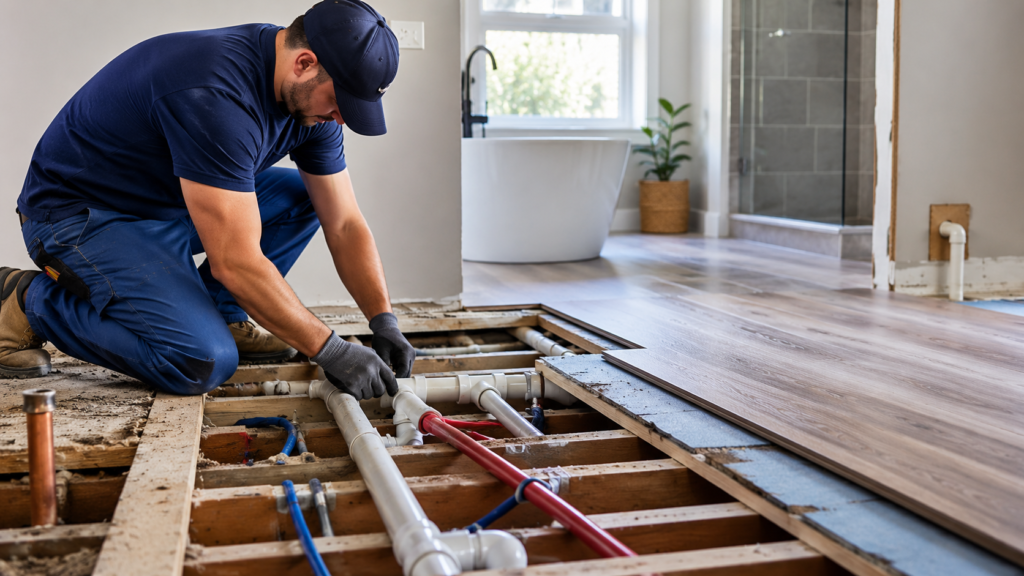 How Do Plumbing Services Help Prepare Plumbing for New Flooring Projects?