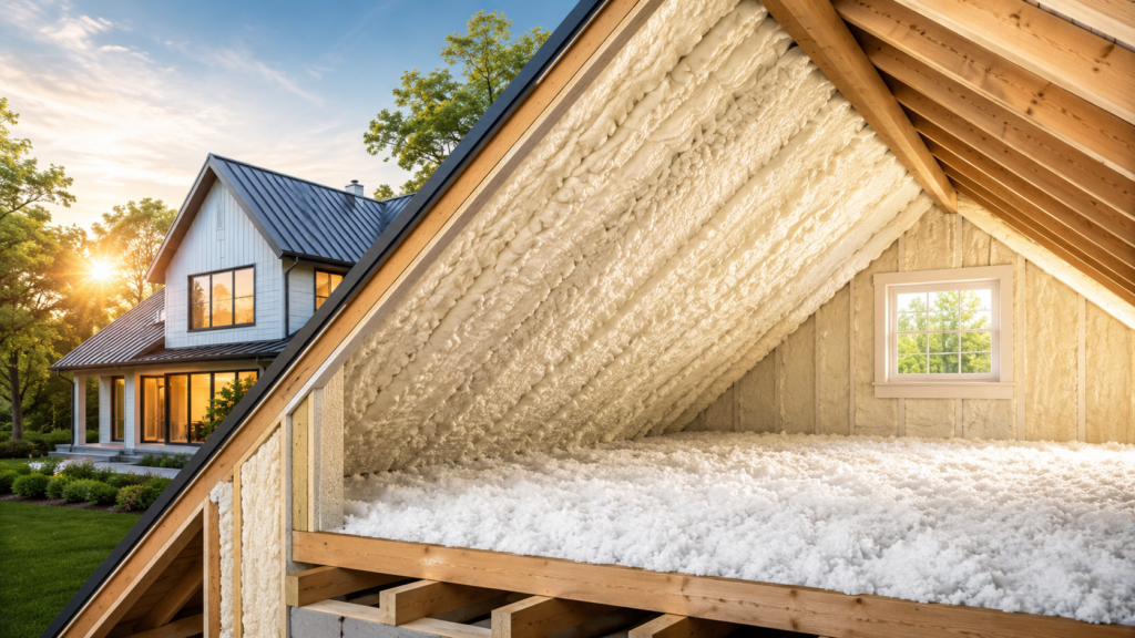 Why Does Attic and Spray Foam Insulation Matter for Energy-Efficient Homes?