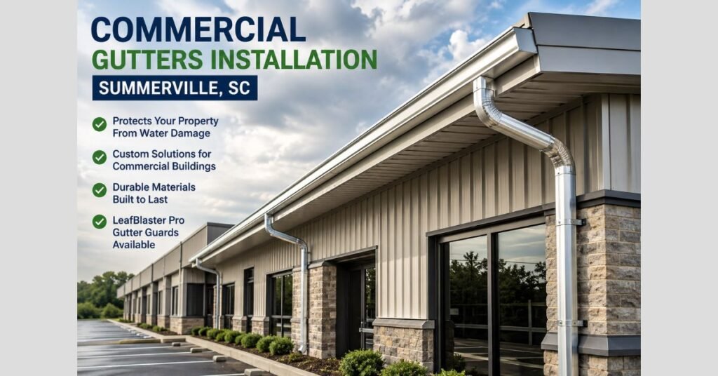 How Commercial Gutters Protect Your Property
